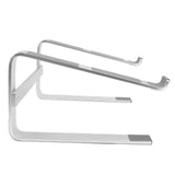 Desktop Laptop Stand Ergonomic Aluminum Alloy Laptop PC Computer Riser Cooling Shelf for Home Office Silver
