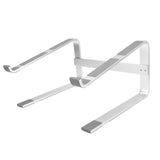 Desktop Laptop Stand Ergonomic Aluminum Alloy Laptop PC Computer Riser Cooling Shelf for Home Office Silver