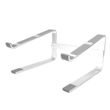 Desktop Laptop Stand Ergonomic Aluminum Alloy Laptop PC Computer Riser Cooling Shelf for Home Office Silver - Extra Image