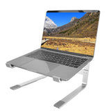 Desktop Laptop Stand Ergonomic Aluminum Alloy Laptop PC Computer Riser Cooling Shelf for Home Office Silver - Extra Image