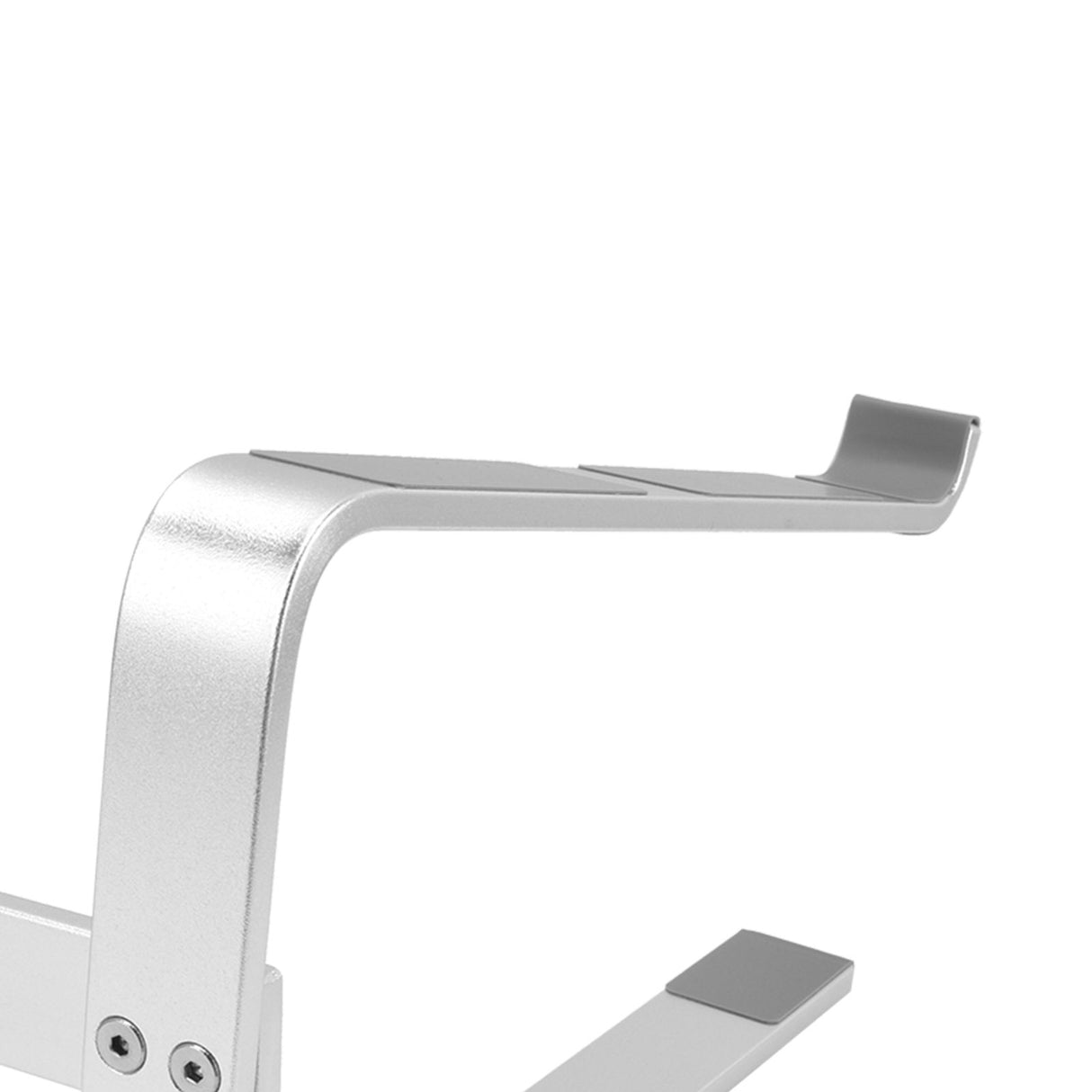 Desktop Laptop Stand Ergonomic Aluminum Alloy Laptop PC Computer Riser Cooling Shelf for Home Office Silver