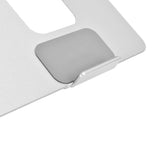 Laptop Stand Collapsible Portable Aluminium Alloy Notebook Support Computer Riser Stand Silver Computer Cooling Holder