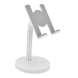 Cell Phone Stand Aluminum Alloy Adjustable Height Desk Mobile Phone Holder for IOS Tablet Silver