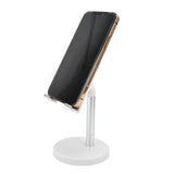 Cell Phone Stand Aluminum Alloy Adjustable Height Desk Mobile Phone Holder for IOS Tablet Silver