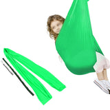 Therapy Swing Elastic Indoor and Outdoor Cuddle Hammock for Autism ADHD and Sensory Processing DisorderGreen - Extra Image