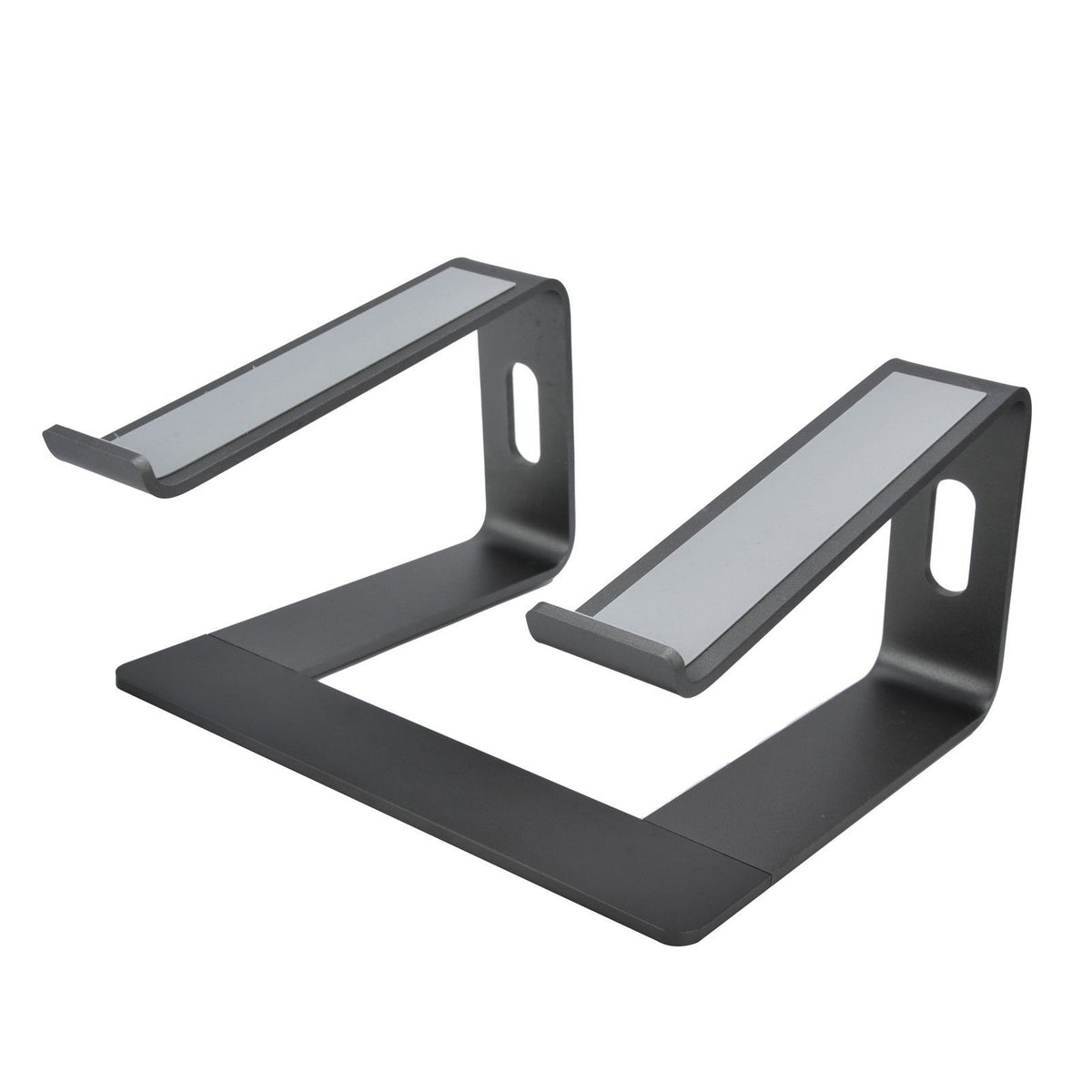 Aluminum Alloy Laptop Stand Portable Computer Stand Riser Desktop Metal Base Cooling Bracket Space Grey