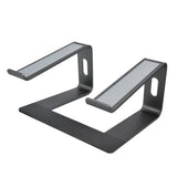 Aluminum Alloy Laptop Stand Portable Computer Stand Riser Desktop Metal Base Cooling Bracket Space Grey