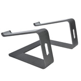 Aluminum Alloy Laptop Stand Portable Computer Stand Riser Desktop Metal Base Cooling Bracket Space Grey