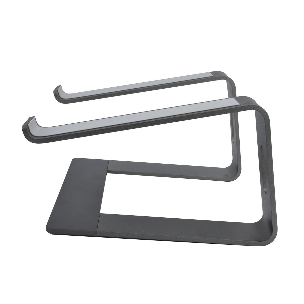 Aluminum Alloy Laptop Stand Portable Computer Stand Riser Desktop Metal Base Cooling Bracket Space Grey
