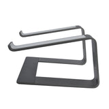 Aluminum Alloy Laptop Stand Portable Computer Stand Riser Desktop Metal Base Cooling Bracket Space Grey