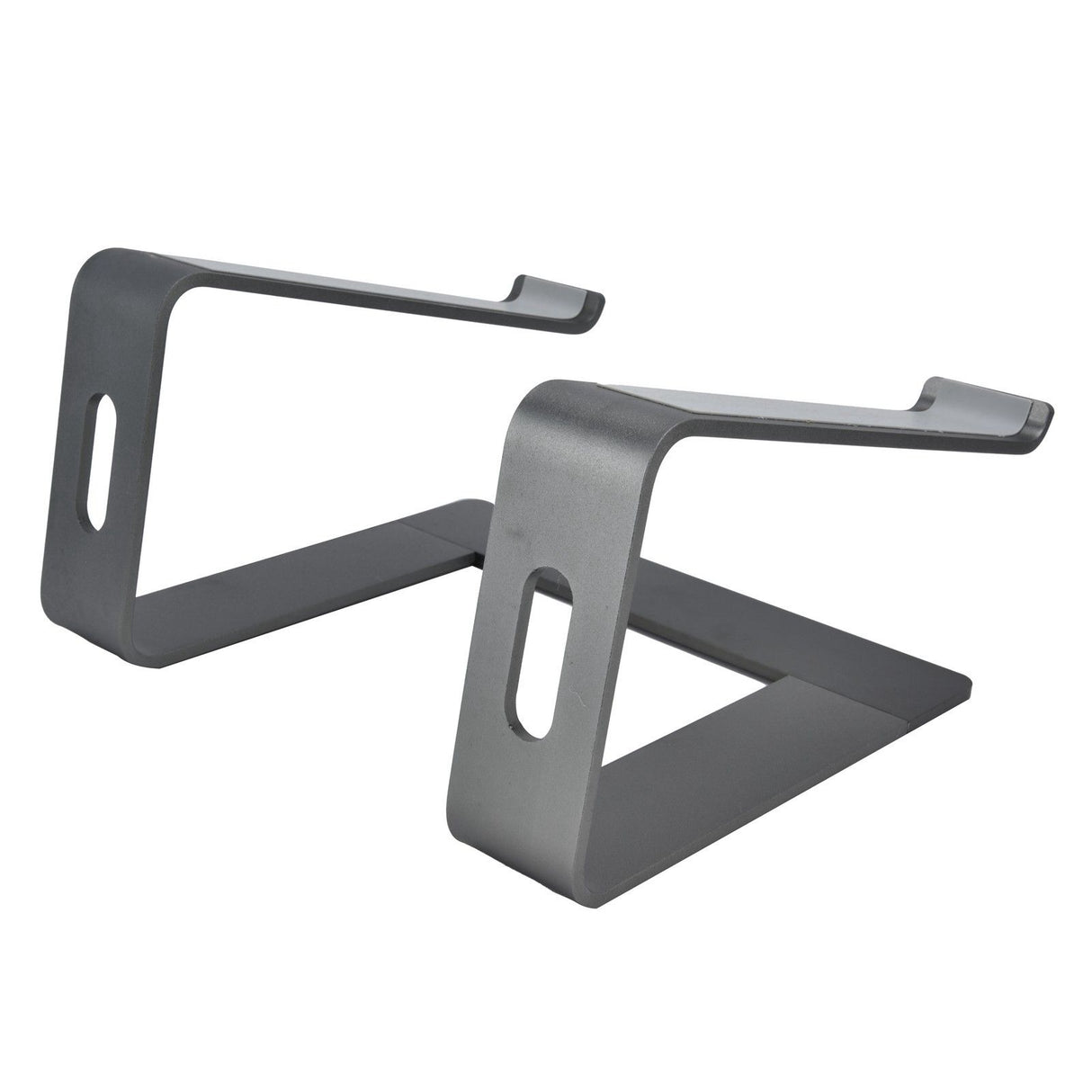 Aluminum Alloy Laptop Stand Portable Computer Stand Riser Desktop Metal Base Cooling Bracket Space Grey