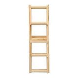Foldable Wine Cabinet Pine Durable Elegant Simple Wine Rack Cabinet for Home Hotel OfficeWood Color 10 Bottles