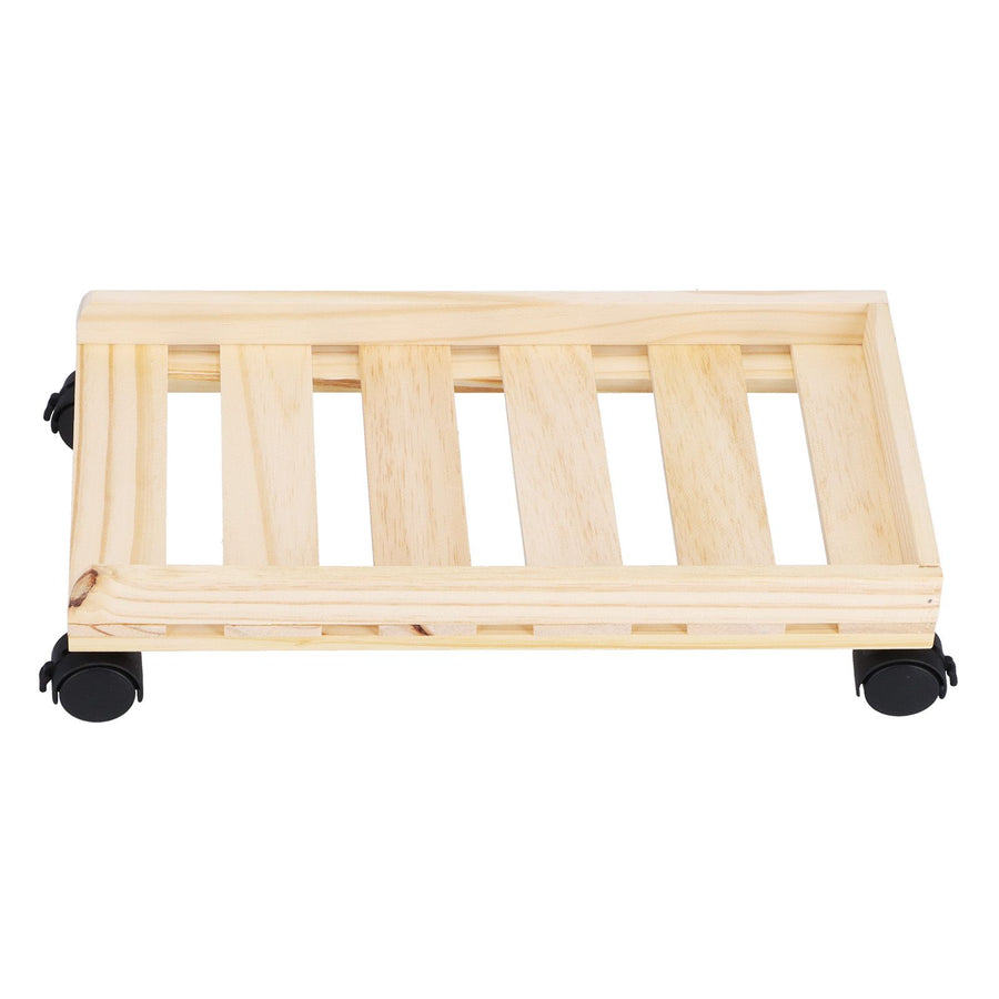 Mobile Computer Host Bracket Wooden CPU Stand with Good Heat Dissipation Performance for Office and Home