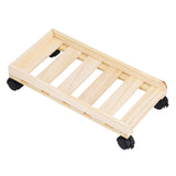 Mobile Computer Host Bracket Wooden CPU Stand with Good Heat Dissipation Performance for Office and Home - Extra Image