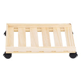 Mobile Computer Host Bracket Wooden CPU Stand with Good Heat Dissipation Performance for Office and Home - Extra Image