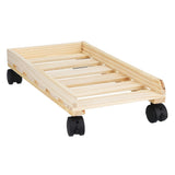 Mobile Computer Host Bracket Wooden CPU Stand with Good Heat Dissipation Performance for Office and Home