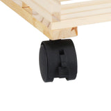 Mobile Computer Host Bracket Wooden CPU Stand with Good Heat Dissipation Performance for Office and Home - Extra Image