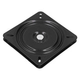 Seat Swivel Turntable Bearing Full Bead Durable Multifunctional Stable Sturdy Square Swivel Plate for Bar Car - Top-Down View