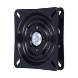 7in Chair Turntable Base Automatic Rebound Stool Rotating Base Turntable Hardwares for Home Bar Office - Top-Down View