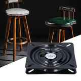 7in Chair Turntable Base Automatic Rebound Stool Rotating Base Turntable Hardwares for Home Bar Office - Extra Image