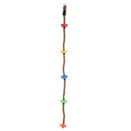 194cm Disc Swing Rope Plastic Multicolor Platforms for Children Balconies Courtyards Outdoor