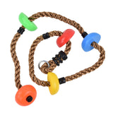 194cm Disc Swing Rope Plastic Multicolor Platforms for Children Balconies Courtyards Outdoor