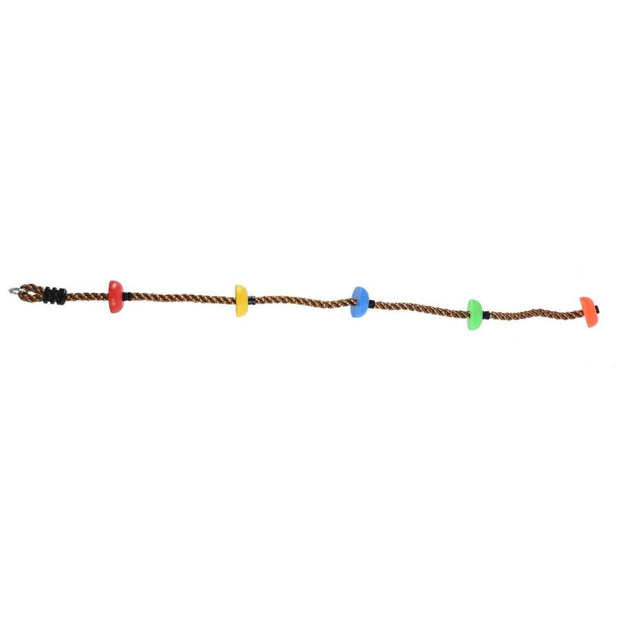 194cm Disc Swing Rope Plastic Multicolor Platforms for Children Balconies Courtyards Outdoor