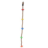 194cm Disc Swing Rope Plastic Multicolor Platforms for Children Balconies Courtyards Outdoor