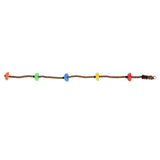 194cm Disc Swing Rope Plastic Multicolor Platforms for Children Balconies Courtyards Outdoor - Extra Image