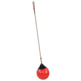 Inflatable Ball Swing Seat 29cm/11.4in Red Small with Hanging Rope Chain for Indoor Outdoor Garden
