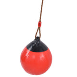 Inflatable Ball Swing Seat 29cm/11.4in Red Small with Hanging Rope Chain for Indoor Outdoor Garden