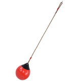 Inflatable Ball Swing Seat 29cm/11.4in Red Small with Hanging Rope Chain for Indoor Outdoor Garden