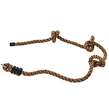Kids Climbing Rope High Toughness 3 Knots Safe Hanging Tree Swing Rope for Balcony Garden - Top-Down View