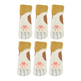 20pcs Furniture Leg Covers High Elastic Knitted Chair Leg Floor Protectors for Moving Easily and Reduce Noise - Side View