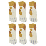 20pcs Furniture Leg Covers High Elastic Knitted Chair Leg Floor Protectors for Moving Easily and Reduce Noise