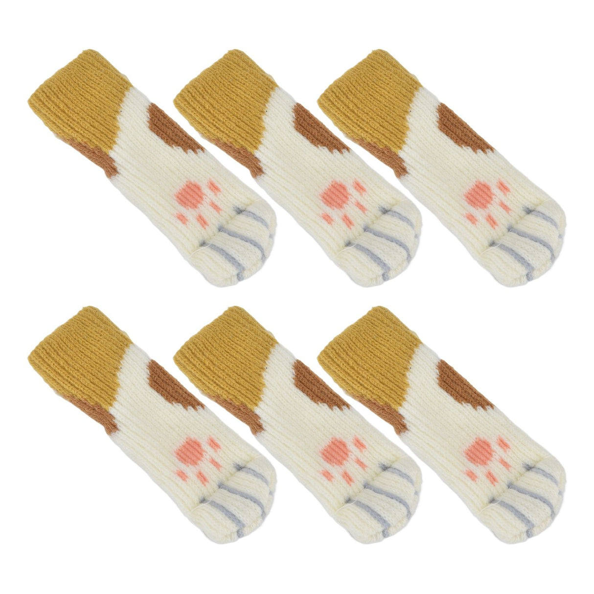 20pcs Furniture Leg Covers High Elastic Knitted Chair Leg Floor Protectors for Moving Easily and Reduce Noise
