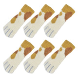20pcs Furniture Leg Covers High Elastic Knitted Chair Leg Floor Protectors for Moving Easily and Reduce Noise