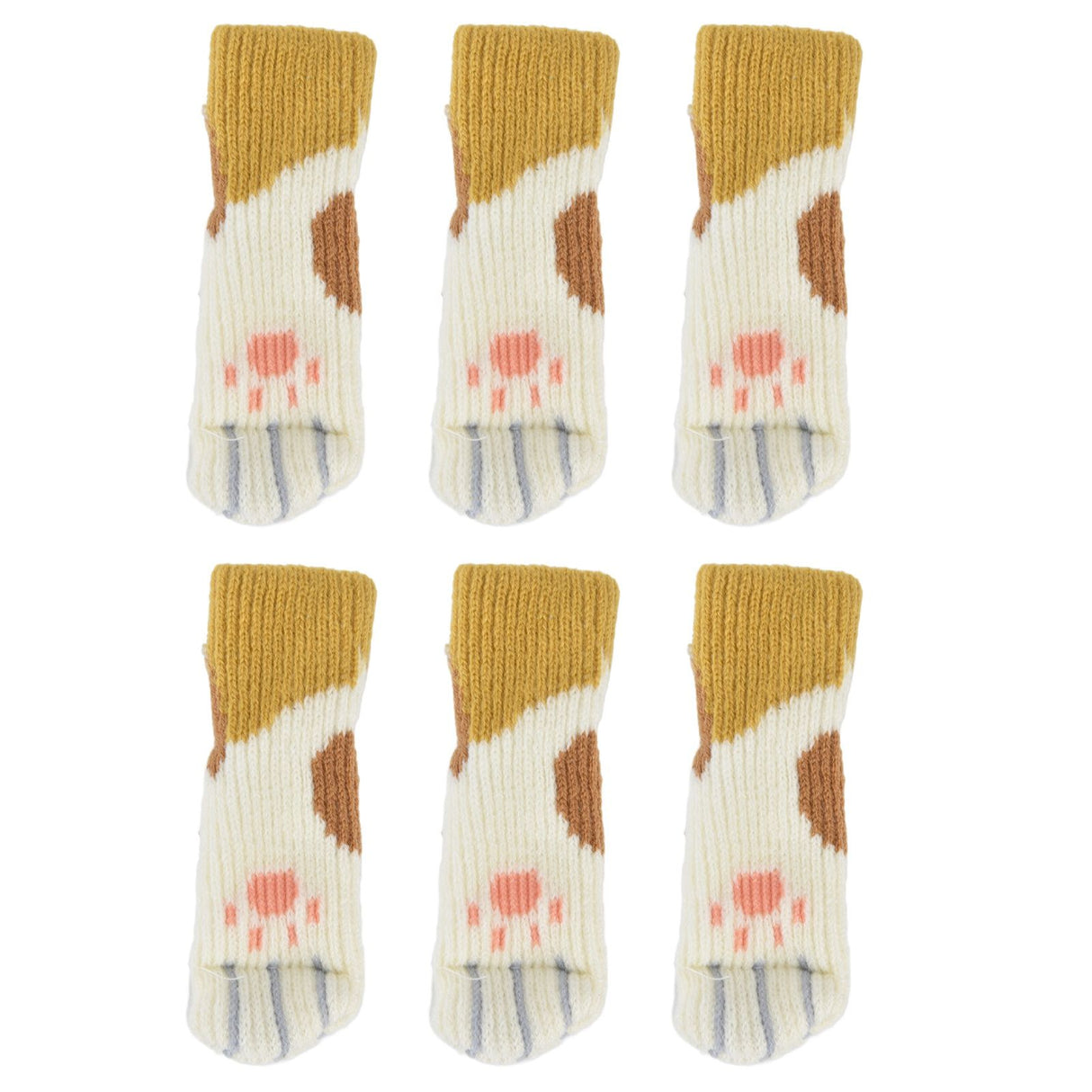 20pcs Furniture Leg Covers High Elastic Knitted Chair Leg Floor Protectors for Moving Easily and Reduce Noise