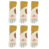 20pcs Furniture Leg Covers High Elastic Knitted Chair Leg Floor Protectors for Moving Easily and Reduce Noise