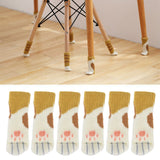 20pcs Furniture Leg Covers High Elastic Knitted Chair Leg Floor Protectors for Moving Easily and Reduce Noise