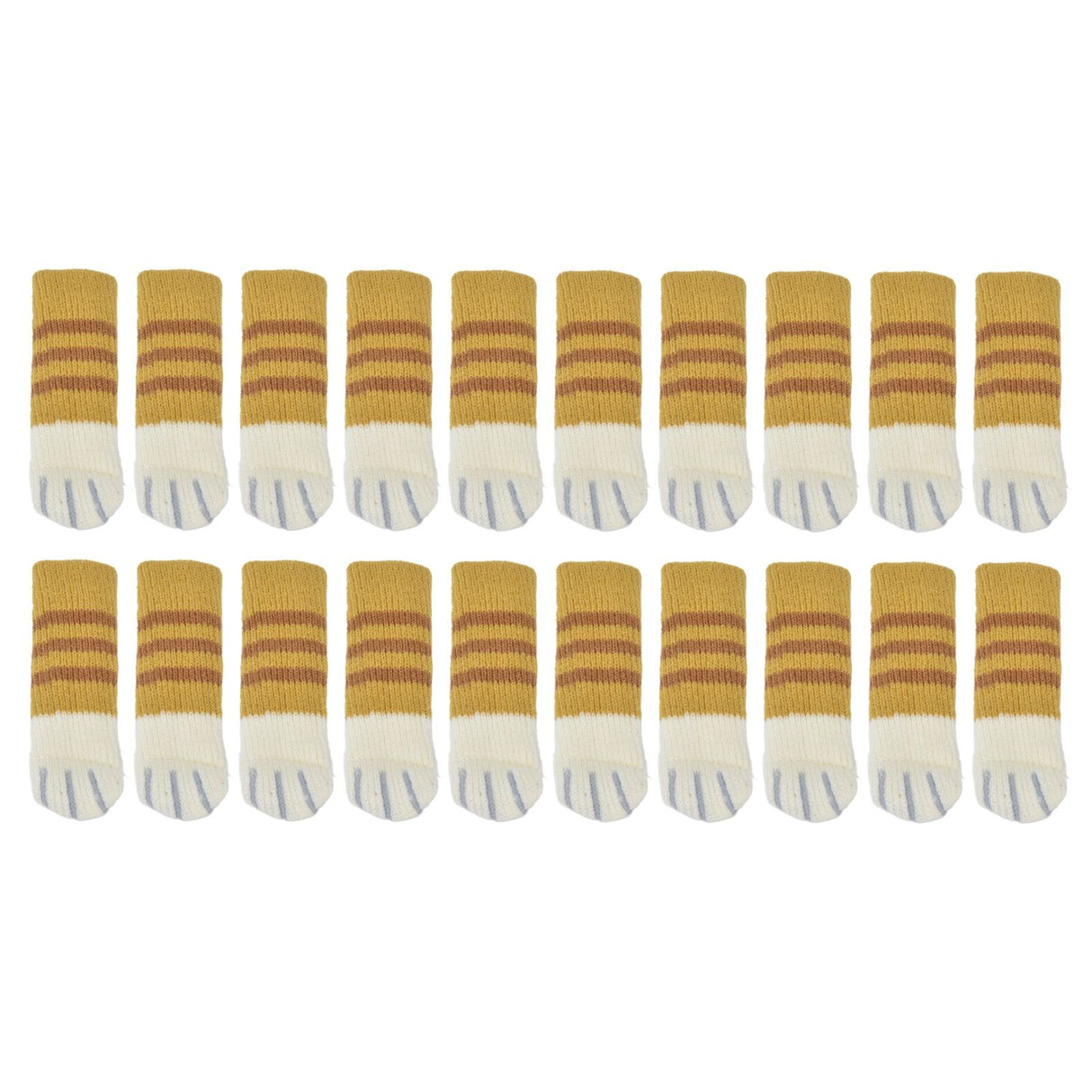 20pcs Furniture Leg Covers High Elastic Knitted Chair Leg Floor Protectors for Moving Easily and Reduce Noise