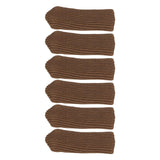 20Pcs Knitted Chair Covers Double Thickness Furniture Leg Cover Legs Floor Protectors for Desks - Top-Down View