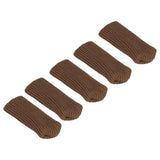 20Pcs Knitted Chair Covers Double Thickness Furniture Leg Cover Legs Floor Protectors for Desks - 45-Degree Angle