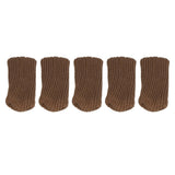 20Pcs Knitted Chair Covers Double Thickness Furniture Leg Cover Legs Floor Protectors for Desks - Rear View