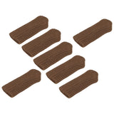 20Pcs Knitted Chair Covers Double Thickness Furniture Leg Cover Legs Floor Protectors for Desks - Close-Up Angle
