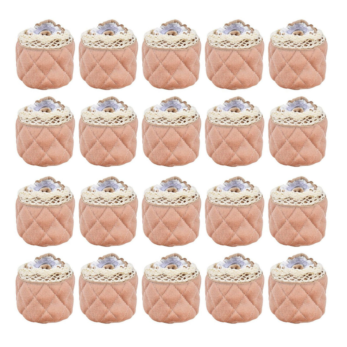 20Pcs Furniture Leg Covers Covers Flannel Lace Thickened Chair Legs Floor Protectors Wear Resistant