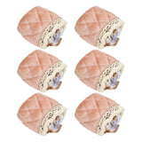 20Pcs Furniture Leg Covers Covers Flannel Lace Thickened Chair Legs Floor Protectors Wear Resistant - 45-Degree Angle
