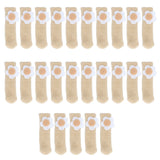 25Pcs Furniture Leg Cover Foot Cover Mat Floor Protector Double Layer Knitted Set Kit