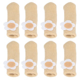 25Pcs Furniture Leg Cover Foot Cover Mat Floor Protector Double Layer Knitted Set Kit