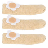 25Pcs Furniture Leg Cover Foot Cover Mat Floor Protector Double Layer Knitted Set Kit